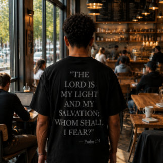 Psalm 27:1 bibelvers T-Shirt