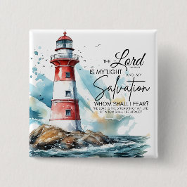 Psalm 27:1 Bible LORD är mitt ljus och min frälsni Knapp