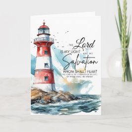 Psalm 27:1 Bible LORD är mitt ljus och min frälsni Kort