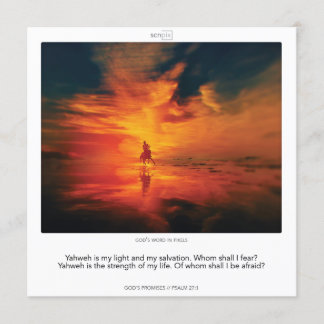 Psalm 27:1 GOD'S PROMISES SCRIPIX Inbjudningar