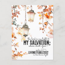 Psalm 27:1 Herren är min ljusnings- och bärgningsb