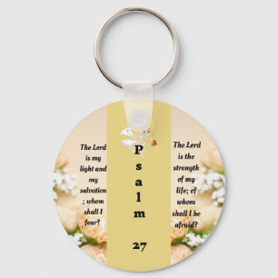 Psalm 27:1-nyckelkedja nyckelring