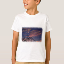 Psalm 27:1 vid Dawn White Gräns T Shirt