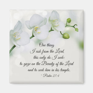 Psalm 27:4 En sak från Herren, Bibeln Magnet
