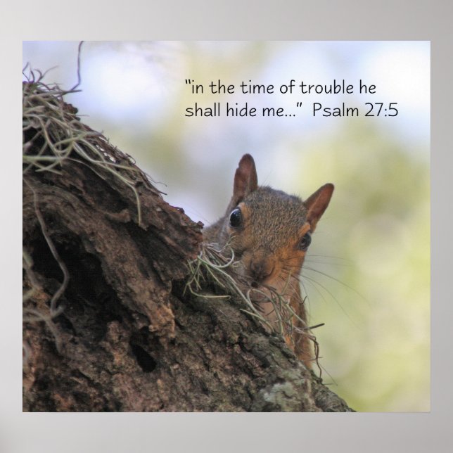 Psalm 27:5 Poster skript (Framsidan)