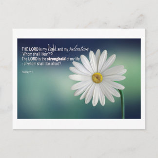 Psalm 27 - Herren är mitt ljus .... Vykort