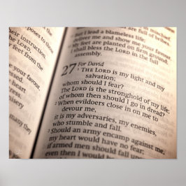 Psalm 27 [Skriv ut] Poster