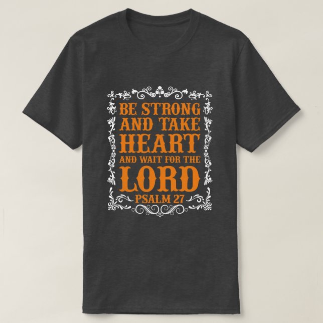 PSALM 27 T SHIRT (Design framsida)