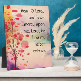 Psalm 30:10 plakat