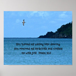 Psalm 30:11 poster