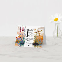 Psalm 30:2 O Lord Du läkte mig Christian Bible