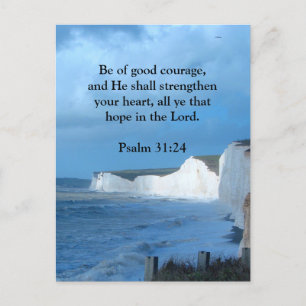 Psalm 31:24 vykort