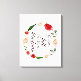 Psalm 33, Fullt Kindness, Botanic Canvastryck