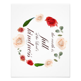 Psalm 33 fullt vänlighet fototryck