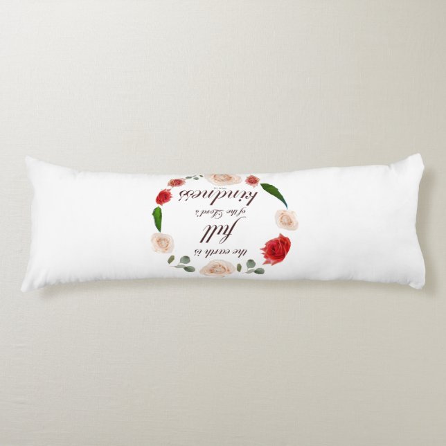 Psalm 33 fullt vänlighet kroppskudde (Framsidan)