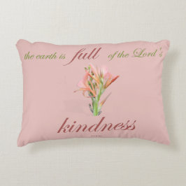 Psalm 33 fullt vänlighet prydnadskudde