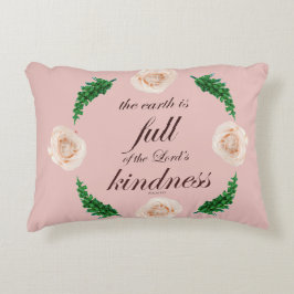 Psalm 33 fullt vänlighet prydnadskudde