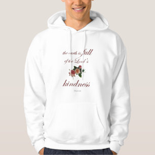 Psalm-33, Jorden är Fullt av Guds kindhet Hoodie