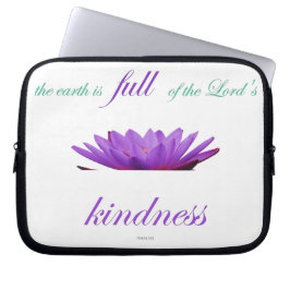 Psalm-33, Jorden är Fullt av Guds kindhet Laptop Fodral