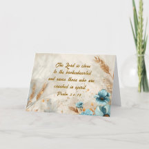 Psalm 34:18 Herren är nära brokenhearted Bible