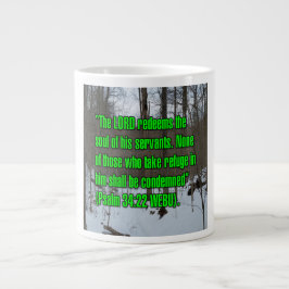 Psalm 34:22 WEBU Mugg Jumbo Mugg