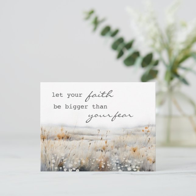Psalm 34 Bible inspirational Quote Christian Card (Stående Fram)