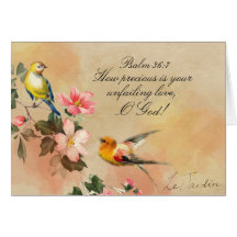 Psalm 36:7 Ditt osvikliga Kärlek-GUD, kort