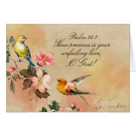 Psalm 36:7 Ditt osvikliga Kärlek-GUD, kort