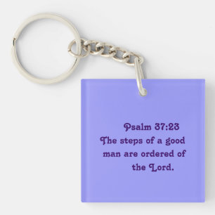 Psalm 37:23 Nyckelring