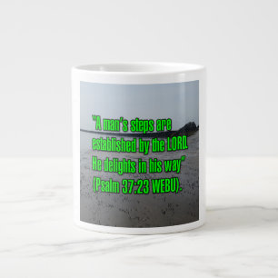 Psalm 37:23 WEBU Mugg Jumbo Mugg