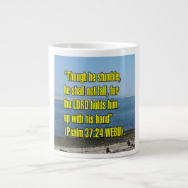 Psalm 37:24 WEBU Mugg Jumbo Mugg