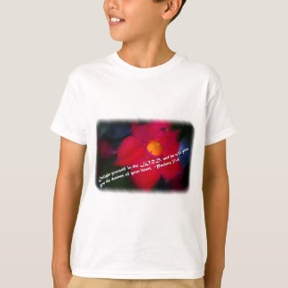 Psalm 37:4 på vitt tee shirt