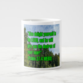 Psalm 37:4 WEBU Mugg Jumbo Mugg