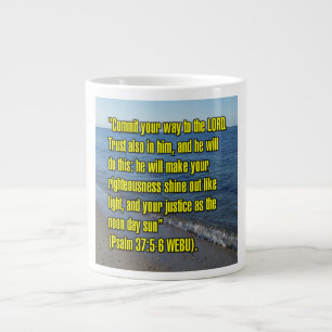 Psalm 37:5-6 WEBU Mugg Jumbo Mugg
