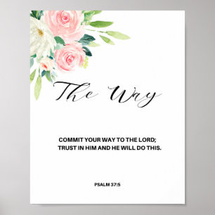 Psalm 37:5, Poster i bibeln