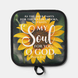 Psalm 42:1 Som Hjort Solros Christian