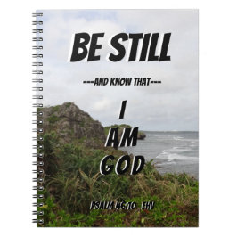 Psalm 46:10 Bibliskt Anteckningsbok