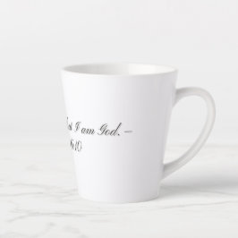 Psalm 46:10, Gåva Lattare Mug