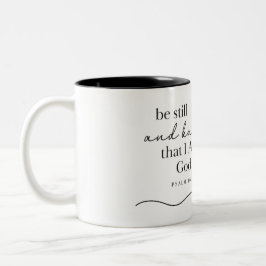 PSALM 46:10 - Kaffe kopp