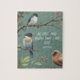 Psalm 46:10 Kristna bibelvers bild Pussel