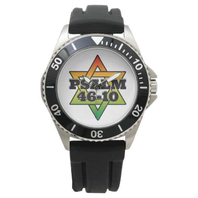 Psalm 46-10 - Krona Protector Watch Armbandsur (Framsida)