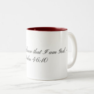 Psalm 46:10, Mugg