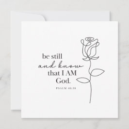 PSALM 46:10 - Personlig Notkort Anteckningskort