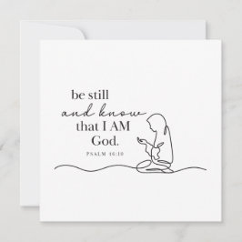 PSALM 46:10 - Personlig Notkort Anteckningskort