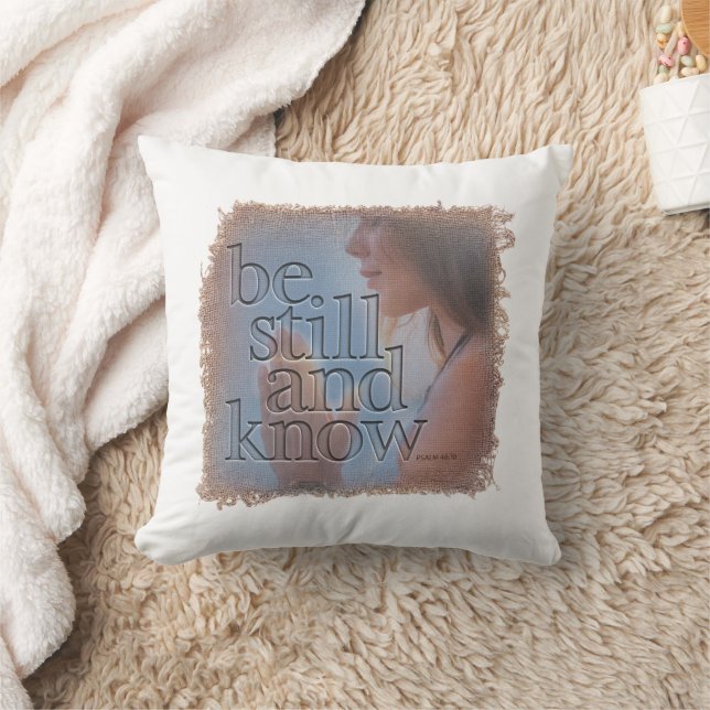 PSALM 46:10 - Pillow Kudde (Filt)