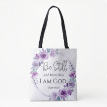 Psalm 46:10 Var stilla och känn Lilans Blommigt