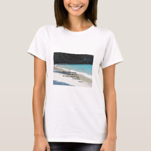 Psalm 46:1 Gud är vår tillflykt och styrka.. Tee Shirt