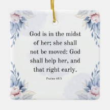 Psalm 46:5 Bibelvers Gud är inom henne KJV