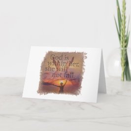 PSALM 46:5 - Greeting Card Tack Kort