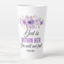 Psalm 46:5 Gud är i hennes skriptblomma